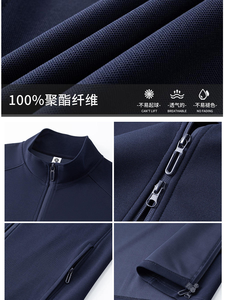 Chaleco Softshell Impermeable para Hombre, Forrado de Polar, con Cierre, Cuello Alto, Logotipo Personalizado, Ropa Exterior - Product Image 4