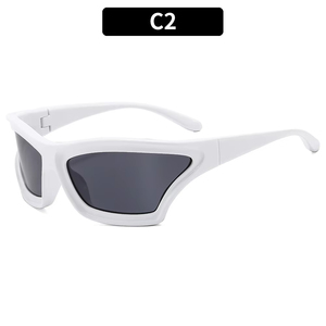 Gafas de Sol Vintage Y2K Punk, Diseño Único y Robusto, para Hombre y Mujer, Marca de Lujo 2025, Gafas de Sol Cuadradas Steampunk, Envolventes, con Protección UV400 - Product Image 4