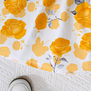 ชุดเดรสเด็กแขนยาวระบายจีบสไตล์จีนสุดหรู พร้อมเสื้อแขนกุดลายดอกไม้ ชุดสองชิ้น ระบายอากาศได้ดี ทันสมัย สวยงาม - Product Image 6