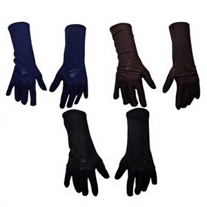 Guantes Largos Modestos para Oración Musulmana, para Mujer, de Viscosa/Elastano, Compatibles con Pantalla Táctil, Alta Elasticidad, Multicolor - Product Image 1