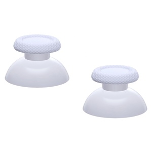 EXtremeRate Original White Joystick Thumb Sticks <b>Grip</b> for PS5 & PS4 <b>Controller</b> Thumbstick - Product Image 1