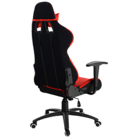 Fauteuil de gaming moderne Racing Lift avec dossier réglable, appui-tête amovible, coussin lombaire, structure en acier et revêtement en cuir PU