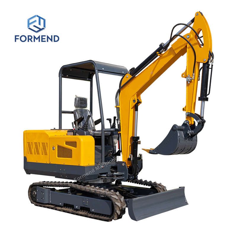 High Performance CE Approved 360 Degree Rotation Mini Excavator Towable Backhoe Digger for Farm Home Use