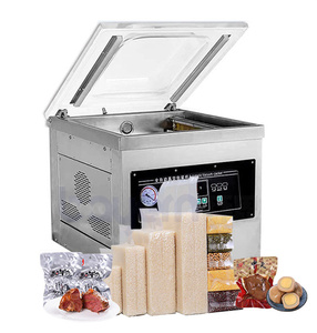 Machine d'emballage sous vide automatique de table DZ300 à chambre unique pour viande, céréales, dattes, haricots - Product Image 1