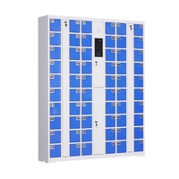Fabrication de tôle d'acier au carbone sur mesure Armoire métallique intelligente en aluminium et acier inoxydable pour casier à colis Surface à revêtement en poudre