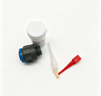 Connecteur circulaire étanche IP67/IP68 série J599 26WB98PN à fiche droite D38999 avec contacts à sertir plaqués or 98
