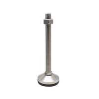 Supports de nivellement 80P-M20*200 niveleur de levage réglable à pied de nivellement robuste pour profilé à fente en T/établi #7712