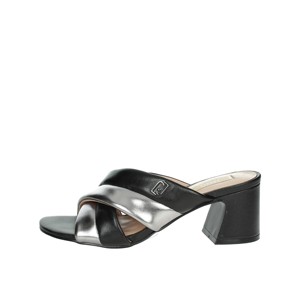 Ciabatte gialle con tacco PX487 SA4095 décolleté eleganti - Product Image 1