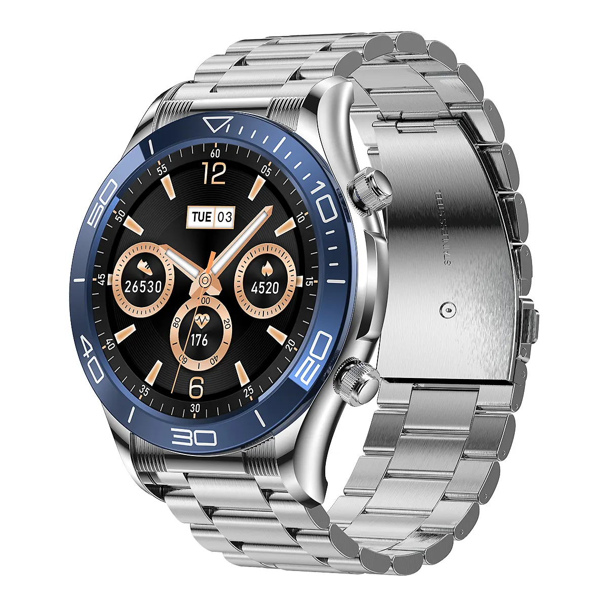 2023 nuevo reloj inteligente E18U para hombres rastreador HD 360*360 pantalla táctil IP68 reloj inteligente resistente al agua con relojes inteligentes de moda