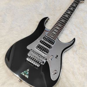 <span class=keywords><strong>Guitare</strong></span> électrique <span class=keywords><strong>IbaneZ</strong></span> 7 cordes noire élégante haut de gamme, modèle de performance professionnelle premium avec un aspect élégant - Product Image 2