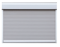 Porte de volet roulant en aluminium de bonne qualité Porte coulissante d'entrepôt Portes de volet roulante en aluminium isolées
