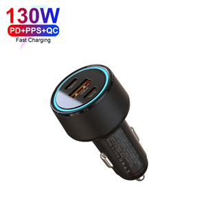 130W PD 100W Công suất cao sạc nhanh 5V/9V/12V/15V/20V 5A phổ PPS 30W QC3.0 sạc máy tính xách tay Bộ chuyển đổi xe hơi - Product Image 5