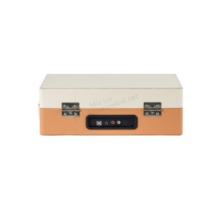 Giáng Sinh Quà Tặng Giá Cả Phải Chăng Cổ Điển Vali Bàn xoay 3 Tốc Độ Bt Hi-Fi Stereo Lp Vinyl Máy Ghi Âm Với Được Xây Dựng Trong Pin - Product Image 4
