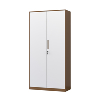 Armoire de classement en papier, en acier métallique, pour bureau, avec étagères réglables, serrure sécurisée et grand rangement vertical
