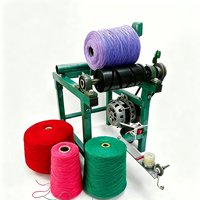 Machine à bobiner le fil à tufter à faible coût, machine à bobiner les bobines, machine à rembobiner le fil en cône textile pour tous types de fils textiles