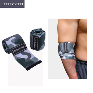 LS0522 Camuflaje Codo Brace Soporte Envolturas Correas Levantamiento de pesas Entrenador de fuerza Fitness Gimnasio - Product Image 2