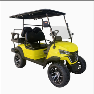 Voiturette de golf électrique 4 roues surélevée, homologuée pour la route en Chine, 2-8 places, batterie lithium, pour la chasse/le tourisme, 24 km/h, charge 300 kg, moteur 400W - Product Image 1
