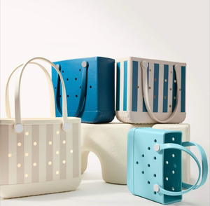 Bolsa de Playa de <span class=keywords><strong>EVA</strong></span> Impresa, Estructurada, Impermeable, Diseño Moldeado, Duradera, Fácil de Limpiar, para Piscina, Playa y Viajes - Product Image 1