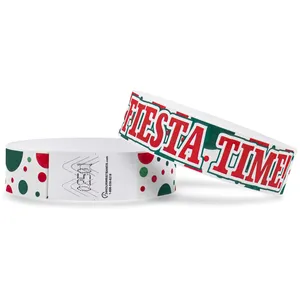 Tốt nhất bán 19x250 mét màu rắn Tyvek dây đeo cổ tay 1000/gói loạt số QR mã để dễ dàng nhận dạng cho bao bì nhãn - Product Image 1