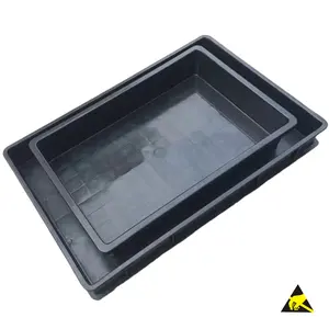 New Arrival Storage With Lid Cost Antistatic Hard Drive Dust Bin Box Esd Anti Static Tray