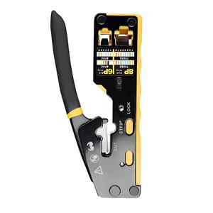 Double usage 8P 6P Double usage Mesh Wire Peeling Cutting Wire <span class=keywords><strong>Pince</strong></span> Cheap Multifunction Through-Hole Fiber Optic Equipment - Product Image 2