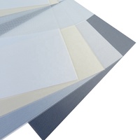 Fenêtre jour et nuit conception Double couche respirant confidentialité Protection UV prix de gros zèbre stores tissu