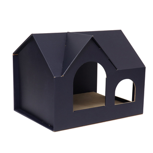 Lüks sürdürülebilir oluklu kağıt kedi tırmalama sütunu çıkarılabilir tırmanma karton kedi evi ücretsiz kargo Pet oyuncak - Product Image 6