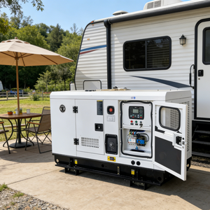 Générateur diesel Ricardo à faible consommation <span class=keywords><strong>de</strong></span> carburant 20kva 30kva 40kva 50kva, générateur silencieux à faible consommation <span class=keywords><strong>de</strong></span> carburant, <span class=keywords><strong>prix</strong></span> pour usage domestique - Product Image 1