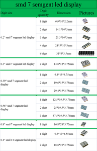 Ultra ince 0.39 inç çift haneli smd 7 <span class=keywords><strong>segment</strong></span> beyaz <span class=keywords><strong>led</strong></span> ekran - Product Image 3