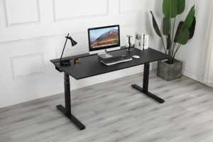 Bàn chơi game có thể điều chỉnh độ cao bằng điện, bàn máy tính xách tay có động cơ kép với đèn LED RGB - Product Image 2