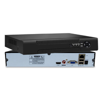 Kit de Cámara de Seguridad IP con NVR POE de 24 Canales y 4K, Sistema de Cámara con Audio y Conmutador POE