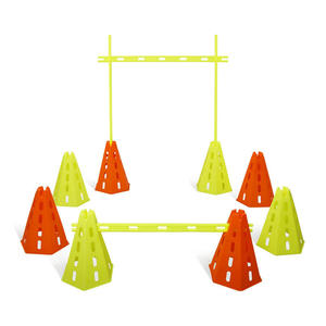 Kit de cônes de marquage de <span class=keywords><strong>football</strong></span> professionnels en PVC flexible pour l'agilité, 1m et 1,5m, avec sac de transport pour l'entraînement sportif des adultes - Product Image 6