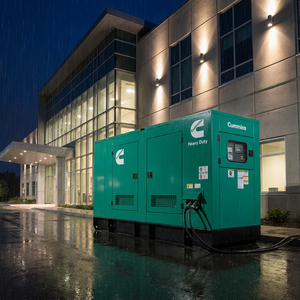 เครื่องกำเนิดไฟฟ้าดีเซลแบบเงียบมืออาชีพ 100KVA 250KVA 500KVA 50Hz สตาร์ทอัตโนมัติ อุปกรณ์สำรองไฟฟ้า โรงงานผู้ผลิต - Product Image 5