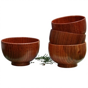 Bol en bois avec finition huile naturelle, finition cire d'abeille, bol de service en bois poli, bol de service en bois lisse - Product Image 1