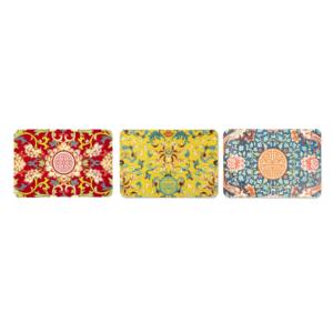 Set di 6 tovagliette Excelsa in plastica 43x28,5 cm multicolore con stampa floreale tradizionale cinese, lavabili, per uso domestico - Product Image 1