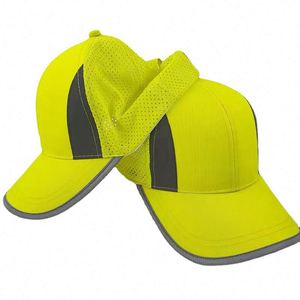 Gorra de Béisbol Verde Fluorescente, Color Brillante, Ajustable con Cierre a Presión - Product Image 3