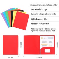 Carpeta con cremallera superventas transfronteriza, estuche para documentos de oficina, bolsas de archivo tamaño carta, modelo con impresión de logotipo
