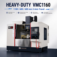 Machine de fraisage verticale à 5 axes CNC Smtcl VMC1160 pour métaux, neuve