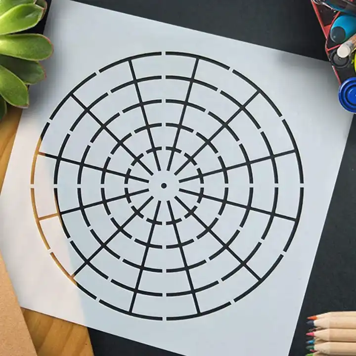 mandala dot painting tool stencils template