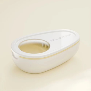 Creative Medicine Pill Splitter Avocado Shape 2 in 1 <b>Mini</b> Medicine <b>Box</b> Portable Durable Pill Container Organizer Drug Separation - Product Image 3