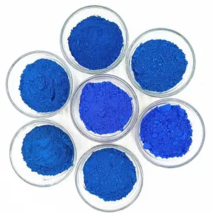 2024 vente directe d'usine oxyde de fer bleu pigment outremer phtalocyanine bleu couleur poudre revêtement pour briques colorées
