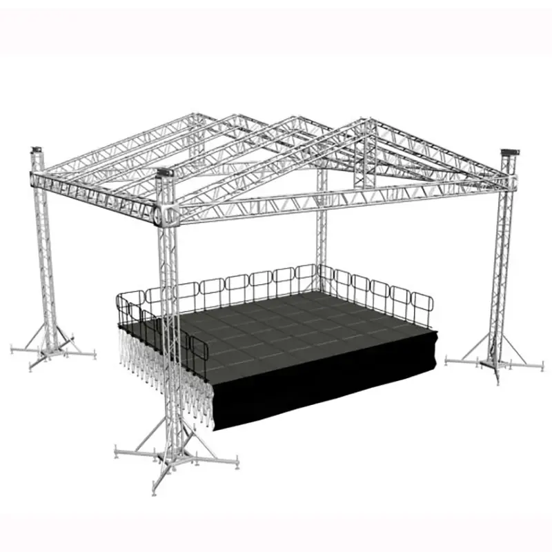 Per la fase di nozze attrezzature effetto discoteca stand per palco concerto mobile palco