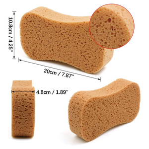 Éponge de lavage de voiture promotionnelle en PU à motif carré pour le nettoyage des pneus - Product Image 2