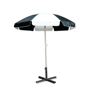 <span class=keywords><strong>Parasol</strong></span> de <span class=keywords><strong>plage</strong></span> de luxe en aluminium noir blanc de grande taille Design moderne pour terrasse extérieure Restaurants Parcs Parasols de <span class=keywords><strong>plage</strong></span> pliables - Product Image 4