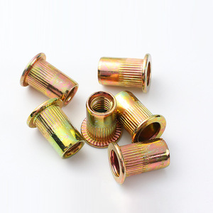 Écrous à rivets M3-M12 zingués anti-desserrage pour fixations de tôles automobiles et machines, intensité 4.8 (grades A, B, C) - Product Image 1