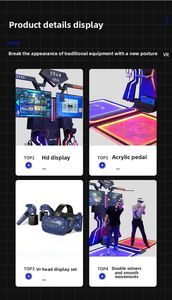 Indoor Educational Multi-Player 9D VR Cinema <b>Shooting</b> Games Simulator Platform Metal Construction Home Use Daycare-Friendly 60+ - Product Image 5