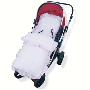 Спальный мешок для маленьких девочек на сезон лето, весна и осень, спальный мешок для коляски с вышивкой