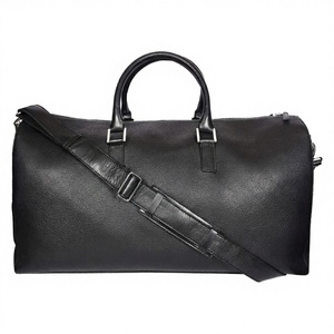Leather Duffle Bag Weekender Genuine Cowhide Goatskin <b>Travel</b> <b>Holdall</b> Carry On Luggage - Product Image 2
