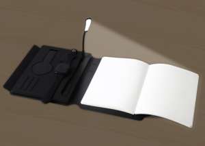 2025 Customized Notebook Power Bank <b>Notepad</b> with Wireless Charger and USB Flash with LED logo and Book Lamp for Corporate Gifts - Product Image 6