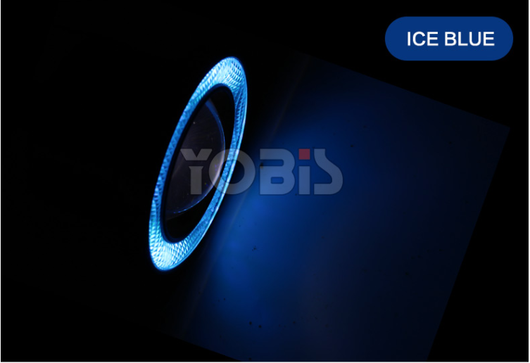 Bianco e blu ghiaccio